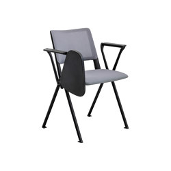 VIA armchair, mesh backrest, stackable | Chairs | VANK