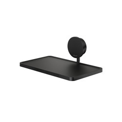 Opal Black | Bathroom Shelf 19 cm Black | Bathroom accessories | Geesa