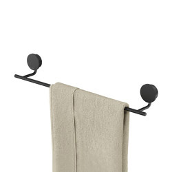Opal Black | Porte-Serviette 45 cm Noir | Towel rails | Geesa