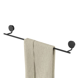 Opal Black | Handtuchhalter 60 cm Schwarz | Towel rails | Geesa