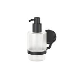 Opal Black | Dispenser Per Sapone 200 ml Nero | Bathroom accessories | Geesa