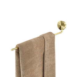 Opal Brushed Gold | Towel Rail With 1 Arm Brushed Gold | Towel rails | Geesa