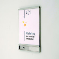 Doorplate with change indicator CTAW | Symbols / Signs | Meng Informationstechnik