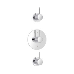 Plug | Concealed shower thermostat with 2 valves | Shower controls | rvb