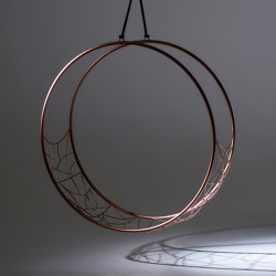 Wheel Hanging Swing Chair - Twig (Bronze) | Balancelles | Studio Stirling