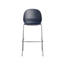 N02™ Recycle | Bar stool | N02-50 | Dark blue | Chrome base | Bar stools | Fritz Hansen
