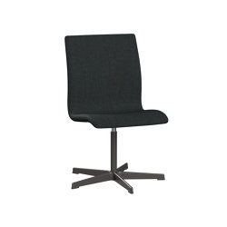Oxford™ | Chair | 3171T | Textile | 5 star brown bronze base | Chairs | Fritz Hansen
