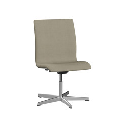 Oxford™ | Chair | 3191T | Textile | 5 star satin polished aluminum base | Chairs | Fritz Hansen