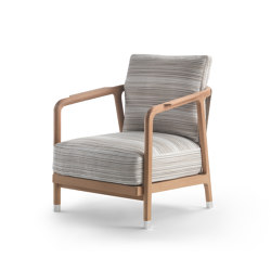 Crono armchair Outdoor | with armrests | Flexform