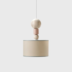 Spiedino Pendant Lamp, D24, pink/grey | Suspended lights | EMKO PLACE