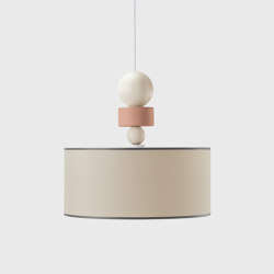 Spiedino Pendant Lamp, D40, pink/grey | Suspended lights | EMKO PLACE