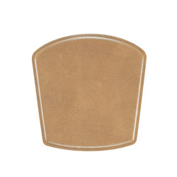 ZigZag cushion bar/juniorchair bonded leather camel | Seat cushions | Hans K