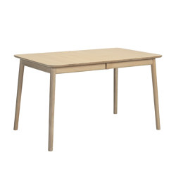 ZigZag table rect 127(53)x75cm ash blonde | Dining tables | Hans K