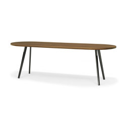 On Top Dining Table, Straight Oval | Dining tables | QLiv