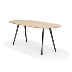 On Top Dining Table, Straight Oval | Dining tables | QLiv