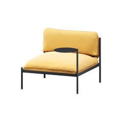 Toom Modular Sofa - Chair | Yellow Ochre | Armchairs | noo.ma