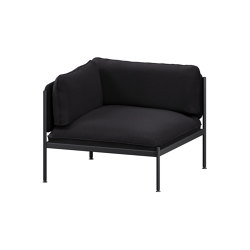 Toom Modular Sofa - Corner Armchair | Graphite Black