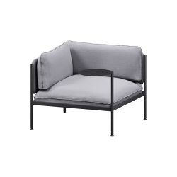 Toom Modular Sofa - Corner Armchair | Pale Grey | Armchairs | noo.ma