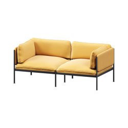 Toom Modular Sofa 2 Seater - Full | Yellow Ochre | Sofas | noo.ma