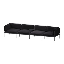 Toom Modular Sofa 4 Seater - Full | Graphite Black