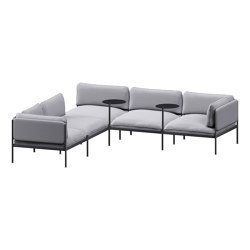 Toom Modular Sofa - 5-Sitzer | Blassgrau | Sofas | noo.ma
