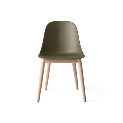 Harbour Side Dining Chair | Natural Oak, Olive Plastic | Chairs | Audo Copenhagen
