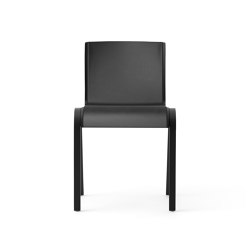 Ready Dining Chair, Black Painted Oak / Front Dakar 0842 | Sedie | Audo Copenhagen