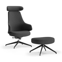 Mentor Lounge - Executive with Pouf | Armchairs | B&T Design