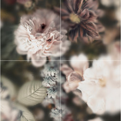 Blossom Dark - Decor Slabs 60x120 (ensemble de 4 pces)