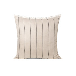 Calm Cushion - Large - Camel / Black | Home textiles | ferm LIVING