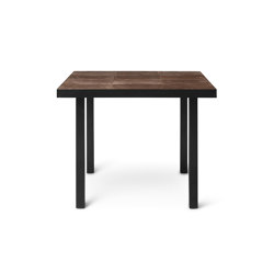 Flod Café Table-Mocha/Black | Side tables | ferm LIVING