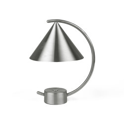 Meridian Lamp - Brushed Steel | Tischleuchten | ferm LIVING