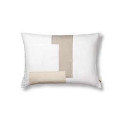 Part cushion - Rectangular - Off-white | Coussins | ferm LIVING