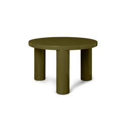 Post Coffee Table - Small - Olive | Mesas auxiliares | ferm LIVING