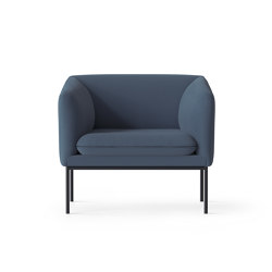 Turn 1-Seater Focus - 60008 Blue | with armrests | ferm LIVING