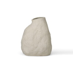Vulca Vase - Medium - Off-white Stone | Dining-table accessories | ferm LIVING