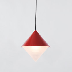 Half & Half Pendant - Cone (Red) | Lámparas de suspensión | Roll & Hill