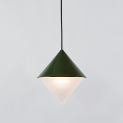 Half & Half Pendant - Cone (Green) | Lámparas de suspensión | Roll & Hill
