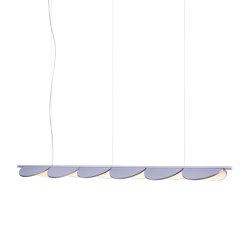 Almendra Linear Suspension 6 | Suspended lights | Flos