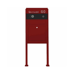Division | Division BIG letterbox - BI-Color Edition - Comelit Switch VIDEO complete set - 2-wire | Buchette lettere | Briefkasten Manufaktur