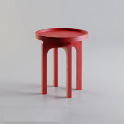 Arco | Chiasmo-ruby red | Coffee tables | MoodWood