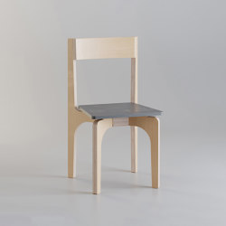 Arco | Tua-naturale e grigio basalto | Chairs | MoodWood