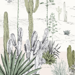 Succulentes Naturel | Wall coverings / wallpapers | ISIDORE LEROY