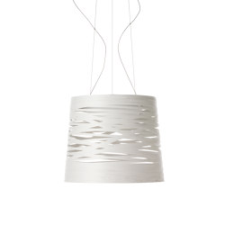 Tress suspension large white | Suspended lights | Foscarini
