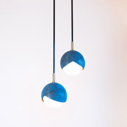 Benedict | 2 Light Cluster (Prussian blue) | Suspended lights | Trella