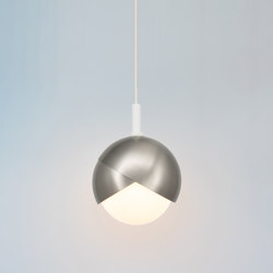 Benedict | Pendant - 6 inch (Satin Nickel) | Suspended lights | Trella