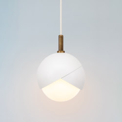 Benedict | Pendant - 9 inch (Eggshell - matte) | Suspended lights | Trella