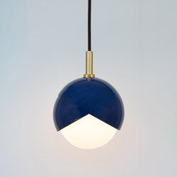 Benedict | Pendant - 9 inch (Navy Blue) | LED lights | Trella