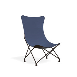 LAWRENCE 390 Lounge Chair | Blue | Armchairs | Roda