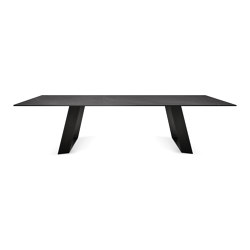 Mea mesa con inducción | Pietra Grey Matte | Dura Edge patas de mesa | Dining tables | ATOLL